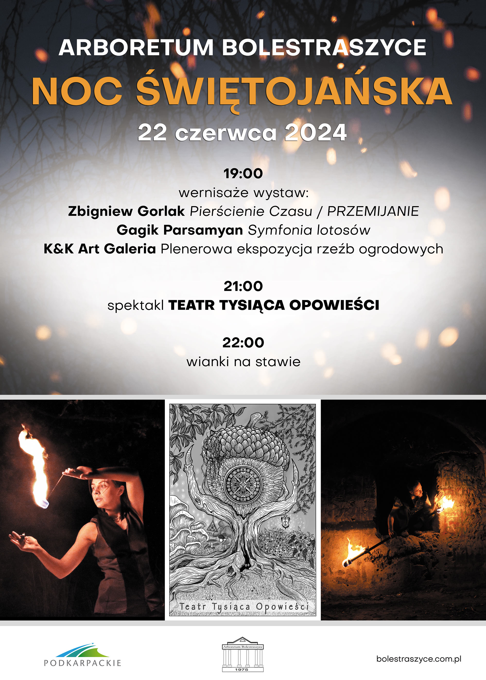 Plakat nocy świętojańskiej 2024